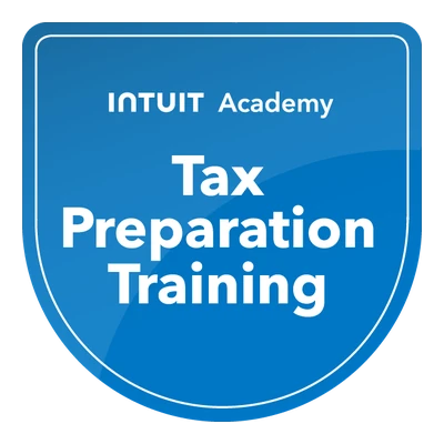 Intuit Academy Tax Preparation Training badge, Hasib Accounting